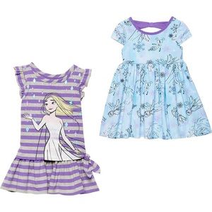 🔥 Disney 2 Pack Frozen Dresses- Elsa & Olaf